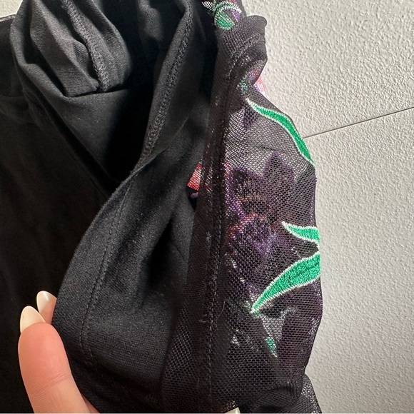 I.n.c. International Concepts Women Embroidered Mesh Top Colorful Size PP - Picture 10 of 10